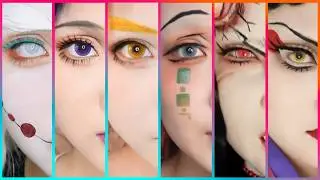 Demon Slayer Makeup Transformations That Are On Another Level | @🇨🇳中国美妆博主：爱黏人的圆子哔