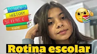 MOSTREI MINHA ROTINA ESCOLAR DE ESTUDOS❤️✅