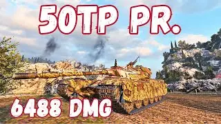 50tp prototype - 6488 Damage - Mines | World of Tanks