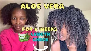 LENGTH CHECK NATURAL HAIR 4c| ALOE VERA HAIR GROWTH|| KENYAN YOUTUBER