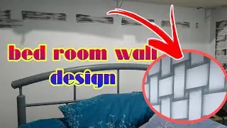 BEDROOM WALL DESIGN FREEHAND/ PAINT BRUSH VERSION 