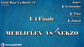 MERLIFLEX vs NEKZO - 1/4 Final - Little Raze Up Beatbox Battle #1