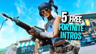 TOP 5 NEW FORTNITE INTROS! No Text + Free + Links!