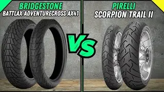 Bridgestone Battlax Adventurecross AX41 vs Pirelli Scorpion Trail II