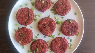 Beetroot Tikki In Microwave @grilled.dailyrecipes
