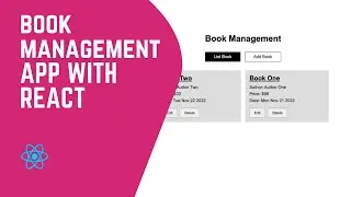 Build Book Management App in React | Custom Hooks useLocalStorage