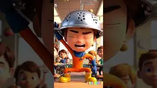 Cafeteria Food Fight vs Starfighter Dogfight  Commander Leo S2 Part 12 #Shorts