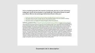 Google Ads Search Certification Exam Answers With Explanations 2024 | Latest update | PDF available