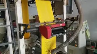 BIODEGRADABLE Bag Online Printing Machine | Online Flexo One Color Printing Machine