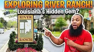 Driving through River Ranch Village Lafayette Louisiana#louisianatravel #mansion