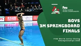 LIVE Finals: Boys 16-18 | 3m Springboard Diving | World Juniors 2022