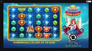 Nice Wins & 15 Free Spins in Starlight Princess Super Scatter