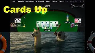 Sea Llama vs. KraciFisk Cards Up (All Pots 50BB+) | 100/200 HU NLHE VIP Tables