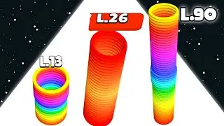 Slinky Hop Max Level Mobile Game ( New Game Android )
