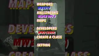 Randomly Making the Next COD Multiplayer #Shorts