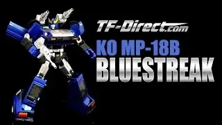 KO MP-18B Bluestreak KO Takara Tomy Masterpiece Transformers figure review from TF-Direct