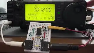 ATtiny85 DSP CW Filter on IC-706