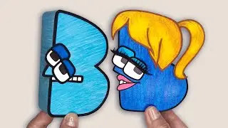 Крутая поделка | Бумажный алфавит: история B+B 💙