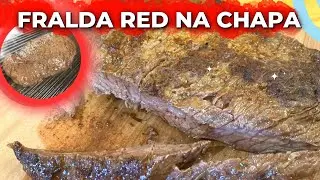 🥩RECEITA de FRALDA RED na CHAPA - FRALDINHA SEM GORDURA