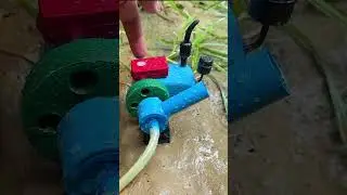 Catch fish using mini water pump  #diytractor #keepvilladiy #waterpump #farming #keepvilla