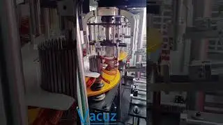Vacuz 3 Head 6 Stations Automatic Table Fan Motor Stator Coil Needle Winding Machine Equipment