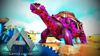 MODDED ARK: Mystic Poop ~ Ep 3 ~ TURTLE GOD TRIBUTE TAME!!