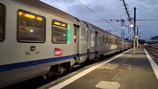 DEPART D UN CORAIL AVEC BB7200 FANTOME A PARIS AUSTERLITZ BY NIGHT
