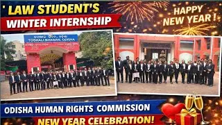 Law Students at Odisha Human Rights Commission | Winter Internship & New Year 2026 #humanrights ❤️