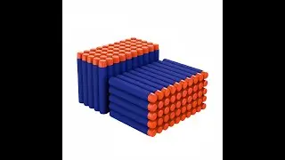 100 Piece Foam Bullets Nerf Replacement Refill for Nerf Toy Guns