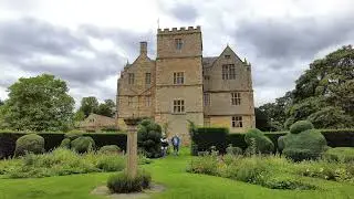 Walking around Chastleton, a Jacobean country house near Moreton-in-Marsh, Oxfordshire