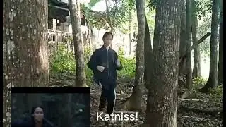 The Hunger Games 30 seconds parody.             Katniss and Rue