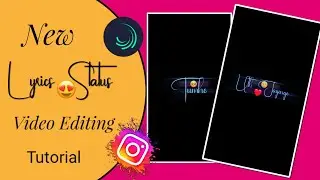How To Make Trending Lyrics Using Alight Motion | Alight Motion Status Video Editing || PG Creation.
