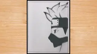 Kakashi Hatake Drawing|| How to draw kakashi Drawing #drawing