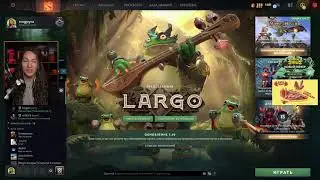 Live Dota Matches With a Female Player Staying Calm in Late Game