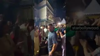 Glimpses from Ganesha Visarjan at Salman Khan house in mumbai #salmankhan
