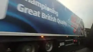 Daf 450 CF Aldi Truck on M8 Motorway, Scotland