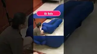 Air sofa, Inflated bed for indoor and outdoor #gadgetwale