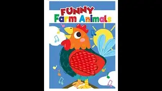 Funny Farm Animals - Silicone Touch and Feel Board Book || @Kid's Book House