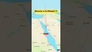 Russia to Ethiopia #russia #moscow #ethiopia #shorts