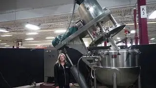 Lee, Model 300D12T, 300 gallon 316 stainless steel jacketed kettle.
