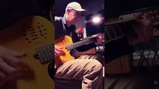 Nylon strings Godin guitar.