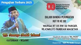 Pengajian Terbaru KH Sunaryo Ngawi || Tasyakuran HUT RI KE 80 Warga Panger