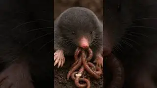 Europe&rsquo;s Most Mysterious Mammal🐾#EuropeanMole #sciencefacts #MoleFacts  #animalshorts #europe #uk