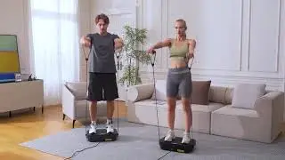 EILISON FIRMHOLD Handle Vibration Plate Exercise Machine for Lymphatic Drainage