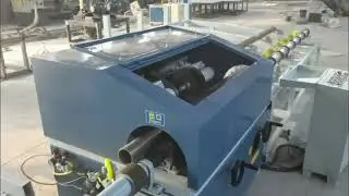 Automatic feed in tube polishing machine use with pipe making machine pipe welding machine