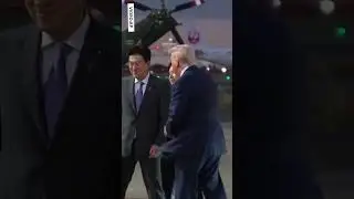 ⚡️Watch how Trump was welcomed in Japan