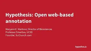 An introduction to Hypothes.is, an online annotation tool