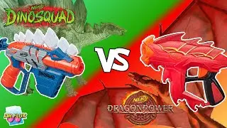 Nerf Monster Battles! Stegosmash Vs Fireshot