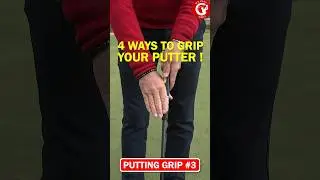 4 Ways to grip your putter #shorts