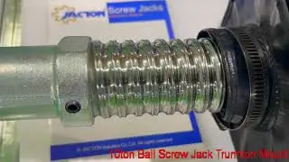 Ball Screw Jacks -10 ton - JTB-10T - ball nut ball screw - power screw lift jack - bellows - rod end